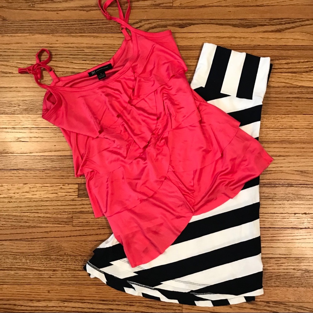 Classic nautical skirt and top